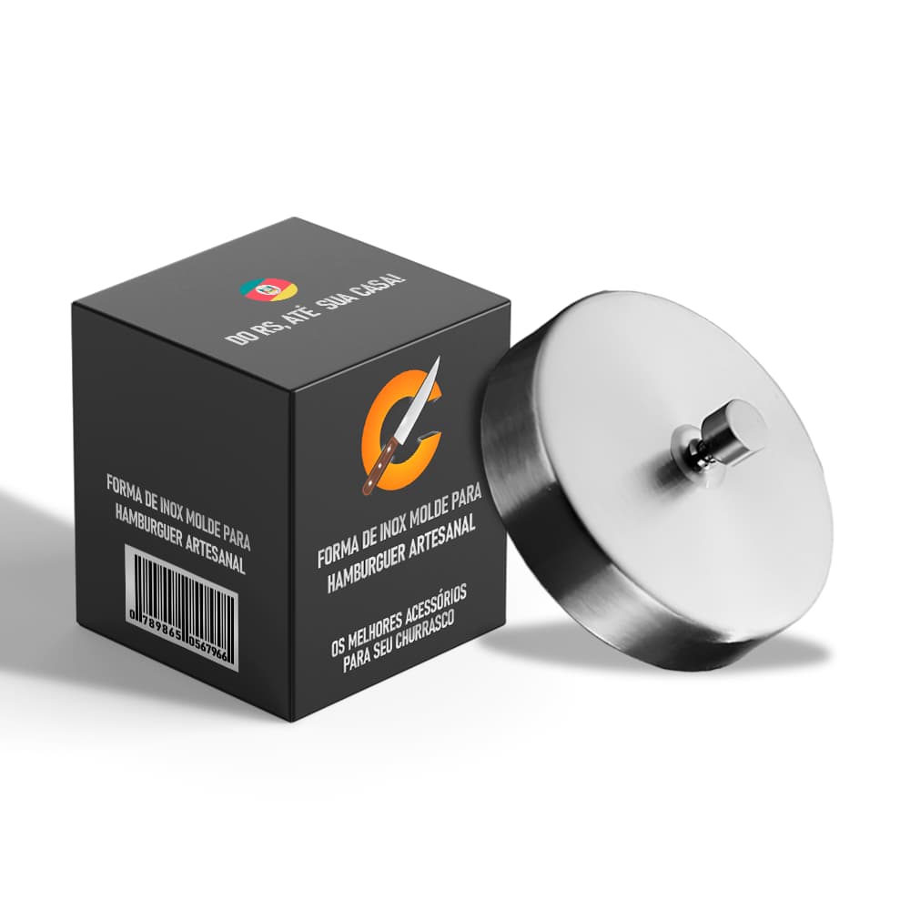 Forma de Inox para Hamburguer Artesanal