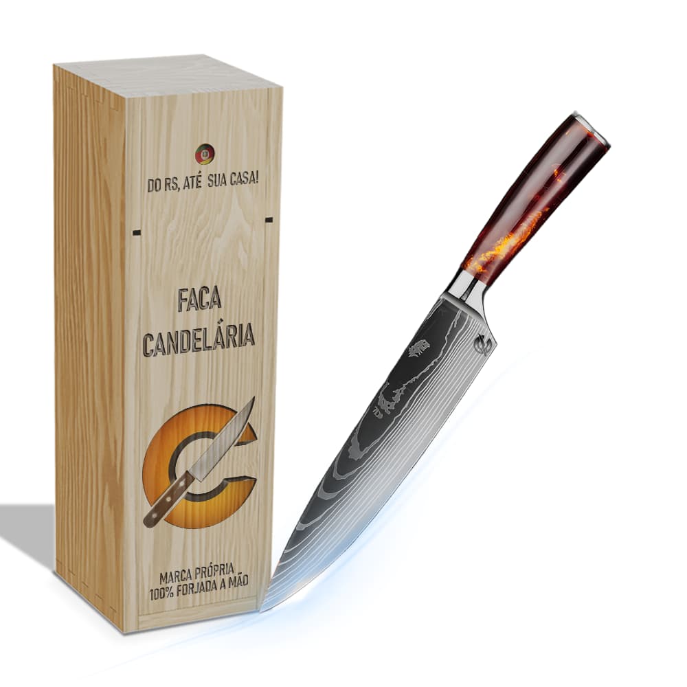 Faca Candelaria - Cutelaria Forjada A Mao + Garantia