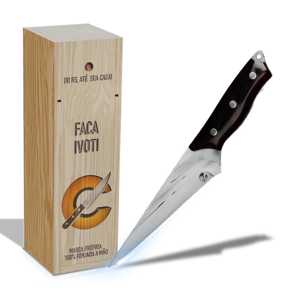 Faca Ivoti - Cutelaria Forjada A Mao + Garantia