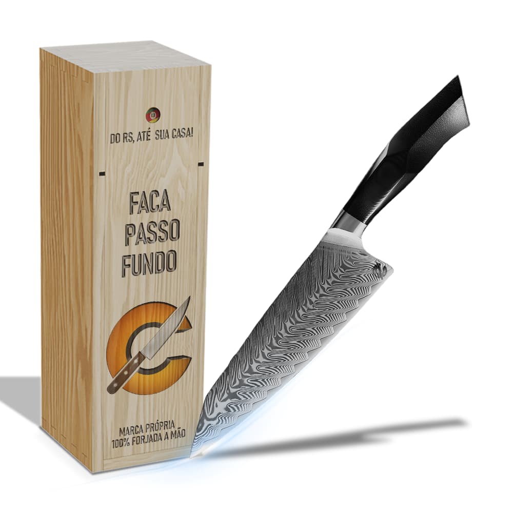 Faca PassoFundo - Cutelaria Forjada A Mao + Garantia