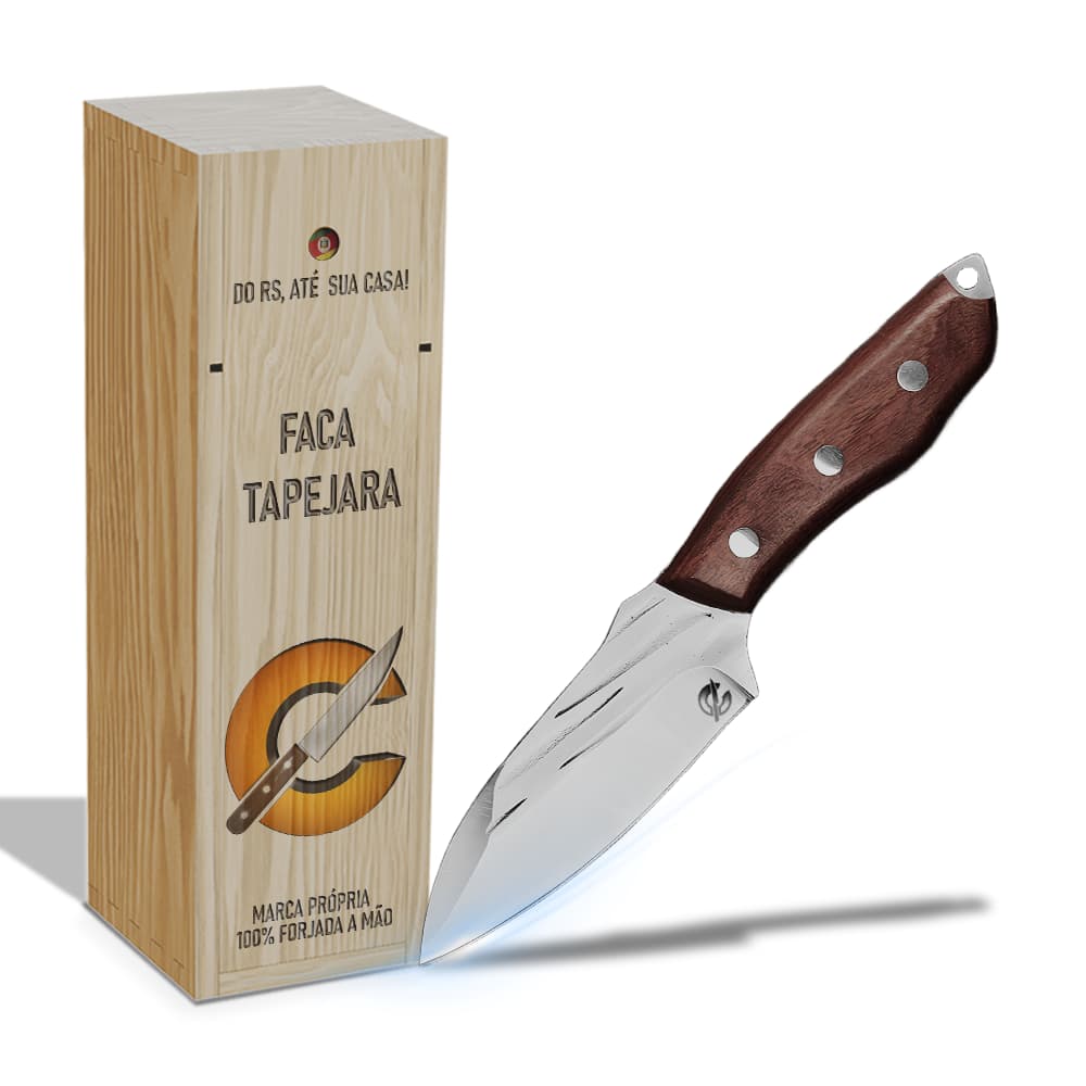 Faca Tapejara - Cutelaria Forjada A Mao + Garantia