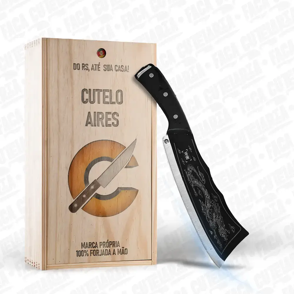 Cutelo Artesanal Aires - Cutelaria Forjada A Mao + Garantia