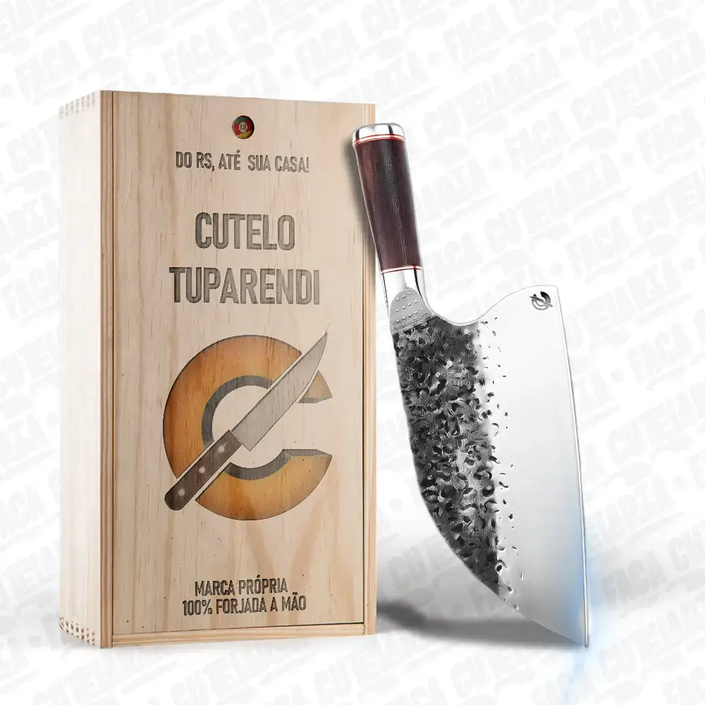 Cutelo Artesanal Tuparendi - Cutelaria Forjada A Mao + Garantia